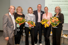Der Travel Industry Club Austria lud zu einer Diskussion über die Vor- und Nachteile ökologischen und sozialen Handels (CSR) ins Hotel Le Meridien. V.n.r. Wilfried Seywald (Moderation), Eva Buzzi (Rail Tours Touristik), Marion Stemmler (Accor Hotels), Harald Hafner (Travel Industry Club Austria),  Karin Huber-Heim (csr and communication) und Kerstin Dohnal (Destination: Development).