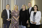 (c) www.fotodienst.at / Anna Rauchenberger – Wien, 04.10.2018 - Travel Industry Club Austria Diskussion zu Beschäftigungsprognosen: v.l.n.r. Berend Tusch (vida), Michaela Reitterer (ÖHV), Eva Buzzi (ÖBB Rail Tours), Harald Hafner (Travel Industry Club Austria), Angela Pengl-Böhm.