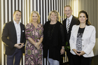 (c) www.fotodienst.at / Anna Rauchenberger – Wien, 04.10.2018 - Travel Industry Club Austria Diskussion zu Beschäftigungsprognosen: v.l.n.r. Berend Tusch (vida), Michaela Reitterer (ÖHV), Eva Buzzi (ÖBB Rail Tours), Harald Hafner (Travel Industry Club Austria), Angela Pengl-Böhm.