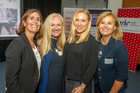 Fünf Unternehmen traten am 25. September 2019 im Wiener Modul zum Pitch im Rahmen der zweiten Travel Industry Start-up Night 2019 an. Im Bild das Siegerteam (v.l.n.r.): Claudia Reibnegger, Elisabeth Römer-Russwurm, Patricia Prodinger und Heide Pichler-Herritsch.