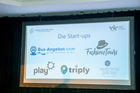 Fünf Unternehmen traten am 25. September 2019 im Wiener Modul zum Pitch im Rahmen der zweiten Travel Industry Start-up Night 2019 an. 