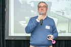 Fünf Unternehmen traten am 25. September 2019 im Wiener Modul zum Pitch im Rahmen der zweiten Travel Industry Start-up Night 2019 an. Im Bild: Der Vorstand des Verbandes Internet Reisevertrieb, Michael Buller.