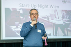 Fünf Unternehmen traten am 25. September 2019 im Wiener Modul zum Pitch im Rahmen der zweiten Travel Industry Start-up Night 2019 an. Im Bild: Der Vorstand des Verbandes Internet Reisevertrieb, Michael Buller.