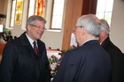 Landeshauptmann Dr. Peter Kaiser mit UNDP-Exekutivdirektor a.D. Prof. Klaus Töpfer
