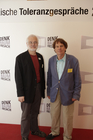 Zum Auftakt der Europäischen Toleranzgespräche 2016 lud der Kärntner Landeshauptmann Peter Kaiser die Teilnehmer zu einem Empfang ins Parkhotel Villach. Im Bild: PEN-Präsident Helmuth A. Niederle und Lev Detela (Slowenien). 