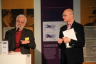 Helmuth A. Niederle (Präsident PEN-Club Austria) und Prof. Claus Reitan (Chefredakteur a.D.)