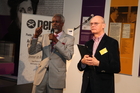 Stephen Bradberry (Community Organizer aus New Orleans) und Prof. Claus Reitan (Chefredakteur a.D.)