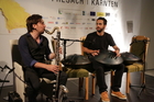 Jazz-Duo Christoph Pepe Auer und Manuel Delago beim Europäischen Toleranzfestival in Fresach.