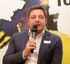 Im Spiegelsaal der Kärntner Landesregierung in Klagenfurt wurde das Programm der Europälschen Toleranzgespräche 2018 am Donnerstag abend vorgestellt. Im Bild Villachs Bürgermeister Günther Albel.