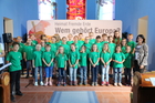 Europäische Toleranzgespräche, Eröffnungstag am 6. Juni 2019 im Kärntner Bergdorf Fresach. Im Bild: Volksschüler aus Fresach.