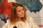 Der Wirtschatsforum der Europäischen Toleranzgespräche in Fresach befasste sich mit den Themen Ausverkauf von Grund und Boden die Folgen, Abwanderung und Digitalisierung als Chance für die Region. Im Bild: ORF-Moderatorin Sonia Sagmeister.