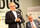 Die Europäischen Toleranzgespräche 2020 wurden am Donnerstag vormittag im Kärntner Bergdorf Fresach eröffnet. Im Bild Kuratoriumspräsident Hannes Swoboda.