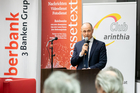 (c) www.fotodienst.at / Anna Rauchenberger – Wien, 09.03.2022 - Jahresvorschau Europäische Toleranzgespräche 2022 im Club Carinthia der Oberbank. Im Bild: Oberbank Wien Chef Andreas Klingan.