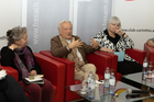 Beim Europaforum des Club Carinthia in der Oberbank Wien diskutierten berufene Experten über die Begrifflichkeit des Wachstums für die moderne Gesellschaft. V.l.n.r. Theologin Barbara Rauchwarter, DRF-Präsident Hannes Swoboda, Wifo-Ökonomin Angela Köppl.