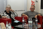 Beim Europaforum des Club Carinthia in der Oberbank Wien diskutierten berufene Experten über die Begrifflichkeit des Wachstums für die moderne Gesellschaft. V.l.n.r. Wifo-Ökonomin Angela Köppl und Autor Dietmar Krug.