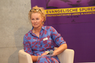 Wirtschaftsforum der Toleranzgespräche im Kärntner Bergdorf Fresach am 26. Mai 2023. Im Bild: FH-Vizerektorin Angelika Mitterbacher.
