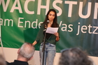 Poetry Slam der Europäischen Toleranzgespräche am 26. Mai 2023 in Fresach. Im Bild: Erini Kalta.