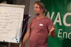 Poetry Slam der Europäischen Toleranzgespräche am 26. Mai 2023 in Fresach. Im Bild: Klaus Lederwasch.