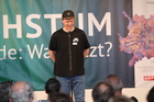 Poetry Slam der Europäischen Toleranzgespräche am 26. Mai 2023 in Fresach. Im Bild: DaWastl.