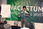Poetry Slam der Europäischen Toleranzgespräche am 26. Mai 2023 in Fresach. Im Bild: Muhammed Dumanli.