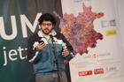 Poetry Slam der Europäischen Toleranzgespräche am 26. Mai 2023 in Fresach. Im Bild: Muhammed Dumanli.