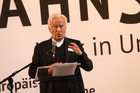 Eröffnung der Toleranzgespräche und Europaforum zu Europa und die neue Weltunordnung. Im Bild: Kuratoriumspräsident Hannes Swoboda.