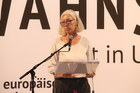 Eröffnung der Toleranzgespräche und Europaforum zu Europa und die neue Weltunordnung. Im Bild: Korrespondentin und Festrednerin Cathrin Kahlweit.
