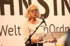 Eröffnung der Toleranzgespräche und Europaforum zu Europa und die neue Weltunordnung. Im Bild: Korrespondentin und Festrednerin Cathrin Kahlweit.