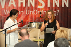 Literaturforum Fresach am 1. Juni 2025 zur Eröffnung der Toleranzgespräche 2025. Im Bild: Die Autorinnen Elisabeth Hafner und Regina Klein.