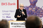  fotodienst / Anna Rauchenberger - Wien, Austria - 12.03.2026 - Podiumsdiskussion zur Programmvorstellung der Europäischen Toleranzgespräche 2026. FOTO Keynote von Ines Charlotte Knoll, Theologin: