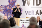  fotodienst / Anna Rauchenberger - Wien, Austria - 12.03.2026 - Podiumsdiskussion zur Programmvorstellung der Europäischen Toleranzgespräche 2026. FOTO Keynote von Ines Charlotte Knoll, Theologin: