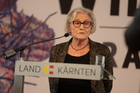 Das Programm der Europäischen Toleranzgespräche 2026 wurde am Donnerstag, 19. März, im Spiegelsaal der Landesregierung in Klagenfurt vorgestellt. Im Bild: Dr. Irmgard Bohunovsky, Historikerin