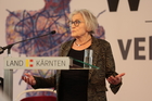 Das Programm der Europäischen Toleranzgespräche 2026 wurde am Donnerstag, 19. März, im Spiegelsaal der Landesregierung in Klagenfurt vorgestellt. Im Bild: Dr. Irmgard Bohunovsky, Historikerin