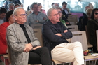 Das Wirtschaftsforum befasste sich mit dem Dilemma von Unternehmen zwischen volatilen Märkten und erratischen Mächten. Am Vormittag ging es um Strategien im Umgang mit BigTech, Bürokratie und politischer Bevormundung. Im Bild: Arnold Mettnitzer, Manfred Sauer.
