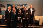 Europaforum Fresach. Eröffnungspanel v.l.n.r. Autor Doron Rabinovici, ARD-Korrespondentin Susanne Glass, Moderator Hubert Patterer, Politologin Melani Barlai, Autor Dimitre Dinev und EU-Botschafter Thomas Peyker.