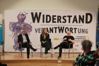Das Vorprogramm der Europäischen Toleranzgespräche 2026 im Rathaus Villach wurde mit einem kurzen Bühnenstück von Clemens Luderer (