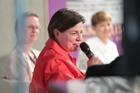 Europaforum Fresach. Im Bild v.l.n.r. die Ingeborg Bachmann-Kennerinnen Claudia Herzmansky, Irene Fussl und Barbara Frank vom ORF Kärnten.