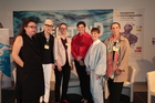 Europaforum Fresach. Im Bild v.l.n.r. die Ingeborg Bachmann-Kennerinnen Simone Schönett, Ines-Katharina Knoll, Claudia Herzmansky, Irene Fussl und Barbara Frank vom ORF Kärnten.