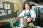Der Solothurner Sternekoch, Gastronom und Caterer Andy Zaugg hat am Samstag, 11. November 2017 seine vierte Serie als Gastkoch der Ressats der Confrérie du Guillon im Schloss Chillon am Genfersee unter grossem Applaus beendet. Im Bild: Sternekoch, Gastronom und Caterer Andy Zaugg 